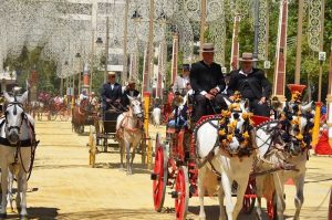 Jerez horse festival Calle del Infierno street